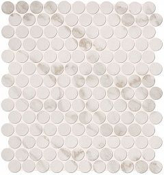 Декор Roma Calacatta Round Mosaico керамический