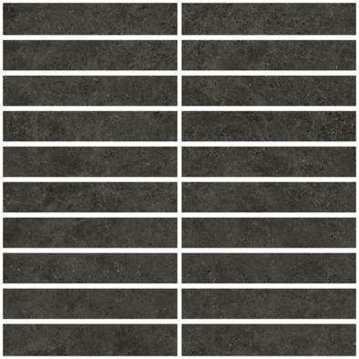 Мозаика Living Ceramics Beren Black Mosaic 315 Natural 30x30 керамогранит матовая черный LV10577