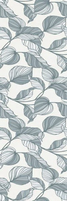 Настенная плитка RA6Y Decoro Edera Azzurro Touch Rett 30x90 Marazzi Ragno матовая керамическая УТ-00027996