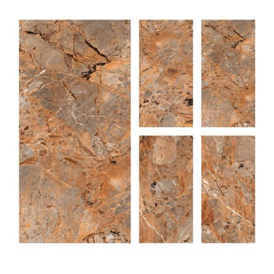 Керамогранит Breccia Fantastico Brown Highglossy Maimoon 80x160 полированный универсальный