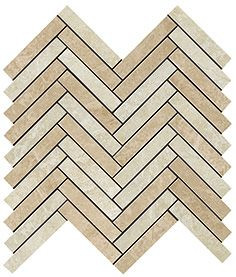 Декор Force Light Herringbone Mosaic керамический