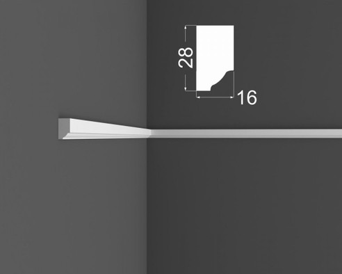 Молдинг DeArtio под покраску М 8.28.16