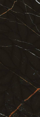 Настенная плитка Black and Gold Struttura 24.2x70 глянцевая керамическая