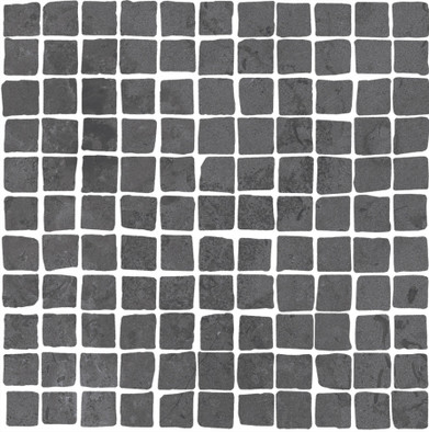 Мозаика MBS001 Про Лаймстоун Спакко Мозаичный Серый Тёмный матовый керамогранит 20х20 см Kerama Marazzi
