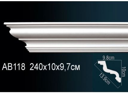 Перфект Карниз потолочный гладкий AB118