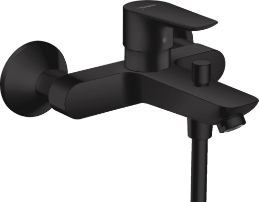Смеситель Hansgrohe Talis E для ванны, черный