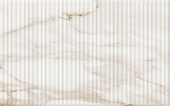 Настенная плитка Капелла Белый Низ 02 (рельеф) 25x40 Gracia Ceramica глянцевая керамическая 010100001555