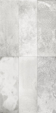 Настенная плитка Fs Raku Silver 20x40 глянцевая керамическая