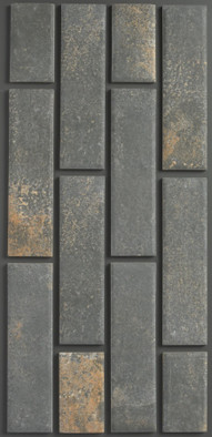 Клинкерная плитка Metal Dark 24.5х6.5х8.5 BestPoint матовая BPEX03