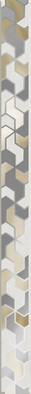 Бордюр Андалусия Геоментрия I1 3,5х50 Axima глянцевый керамический СК000037030