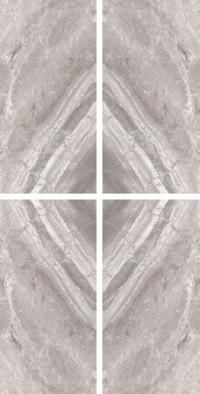 Панно Book Match Beige Levigato S/4 60x120 полированное керамогранит