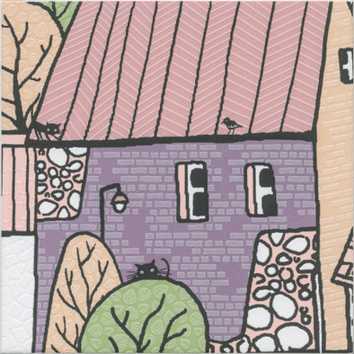 Декор OS/A226/5009 Городок 3 матовый 20х20 Kerama Marazzi матовый керамический