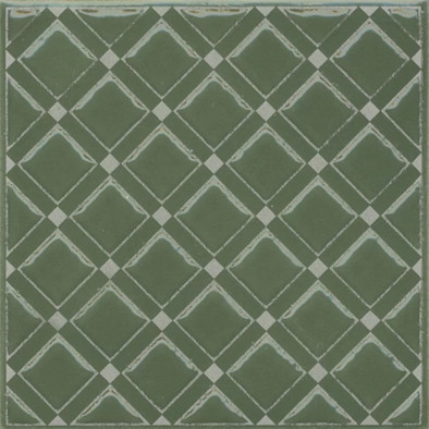 Декор KMD3STA015GN Бахия 1 Зелёный глянцевый 9,8x9,8x0,7 Kerama Marazzi керамический фото Декор KMD3STA015GN Бахия 1 Зелёный глянцевый 9,8x9,8x0,7 Kerama Marazzi керамический