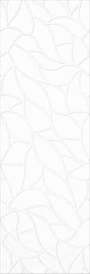 Настенная плитка Satin White Era 30х90 Gravita матовая, рельефная (структурированная) керамическая 78801853