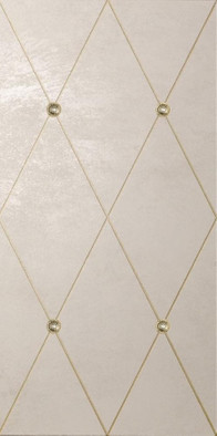 Декор Rhomb. Fregio+Swarovsky Oro Beige 50x100 Petracer`s Ad maiora матовый керамический AM SW RHOMB 03-15