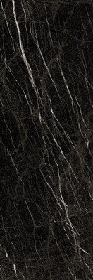 Настенная плитка 672 Amina Black 29,5х89,5 Eurotile Ceramica глянцевая керамическая