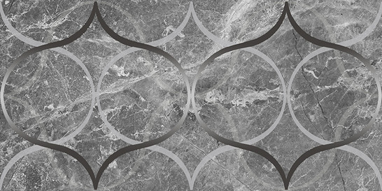 Декор Crystal Resonanse серый 30x60 Laparet глянцевая керамический фото Декор Crystal Resonanse серый 30x60 Laparet глянцевая керамический