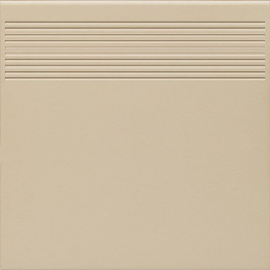 Ступень фронтальная Bazo Beige Stopnica Prosta Gres Monokolor Mat. 30x30 керамогранит матовая 5902610543654