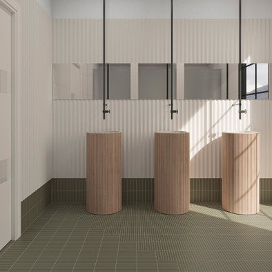 Настенная плитка Faces Liso Bone 5х40 Wow матовая керамическая 131515