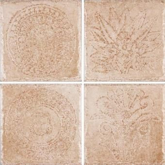 Декор Cerdomus Kyrah BR 1-4 Moon White 20х20 керамогранит матовый