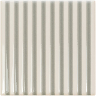 Настенная плитка Er Vapor Mint Grey 12,5x12,5 Wow глянцевая, рельефная (структурированная) керамическая 129328