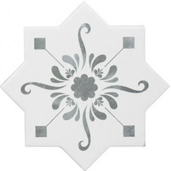 Керамогранит Cevica Beсolors Star Dec. Grey 13.25х13.25 матовый