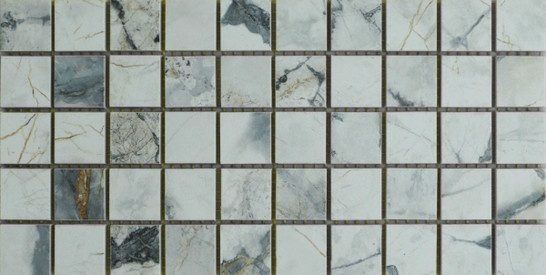 Мозаика Mk.InvWhRm3х3 15х30 керамогранит матовая чип 3х3 мм, серый