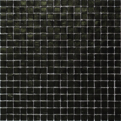 Мозаика Sagitta-2 стекло 29.5х29.5 см глянцевая чип 15х15 мм, серый, зеленый
