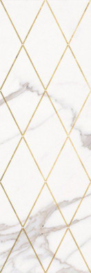 Декор 1664-0141 Миланезе римский Каррара керамический