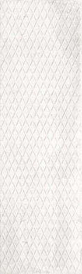 Настенная плитка Metallic White Plate 29.75x99.55 матовая керамическая