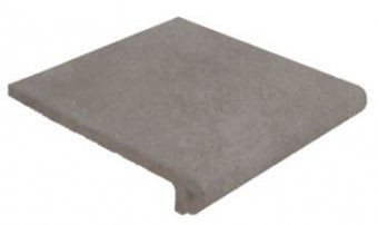 Ступень фронтальная Gres De Aragon Capri Peldano Redonda Capri Carbon 33x33 матовая
