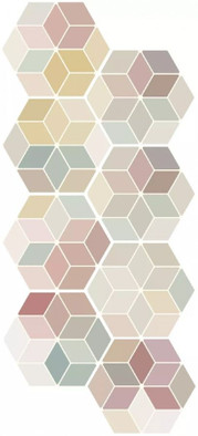 Керамогранит Multi Color 17х15 универсальный глазурованный, матовый