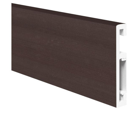Плинтус напольный ПВХ Foresta Concept Лиственница темная FC 014 Foresta 13x70x2000 пвх виниловый