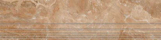 Ступень фронтальная Магма Светло-коричнеая 30х120 керамогранит матовая ProGRES Ceramica GSR0201