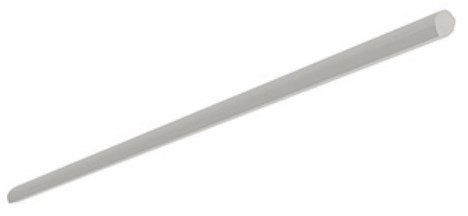 Бордюр Rounded Edge Nude 0.5x10 (104783) 1,1х25 Wow глянцевый керамический
