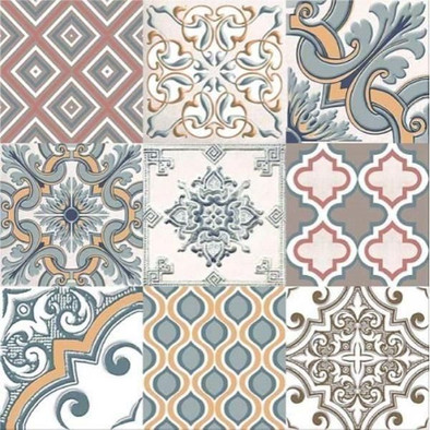 Напольная плитка Eclipse 42x42 матовая керамическая