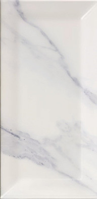 Настенная плитка Metro Marble Bianco 7.5х15 Modern Ceramics глянцевая керамическая