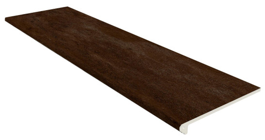 Ступень фронтальная Peldano Redondeado Urban Caoba Liso 31.5х119.7 керамогранит антискользящая (grip), матовая Gres de Aragon 970183