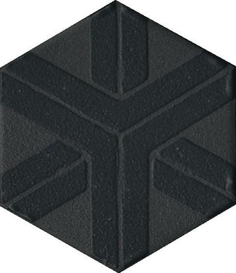 Декор OS/B241/63001 Агуста Черный 5.2х6 Kerama Marazzi керамогранит матовый