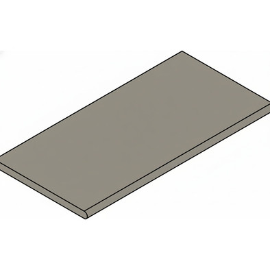 Керамогранит Fossil Black Bordo 30x120 Round Italon x2 матовый, структурированный бортик закругленный 620090001431