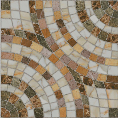 Керамогранит Бремен Мармор Коричневый Светлый 45х45 Pieza Rosa матовый напольная плитка 739661