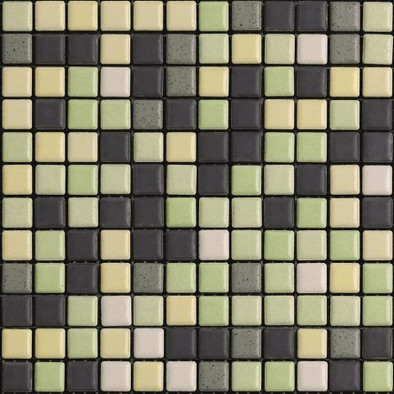 Мозаика Mix Standard Energy 3 керамика 30х30 см Appiani матовая чип 25х25 мм, бежевый, зеленый, коричневый XENE 703