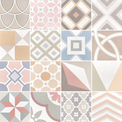 Керамогранит Caprice Patchwork Pastel 20x20 напольный матовый фото Керамогранит Caprice Patchwork Pastel 20x20 напольный матовый