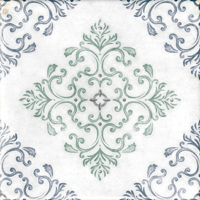 Керамогранит Айви 15x15 (0,5) Nanda Tiles Адина глянцевый, рельефный (рустикальный) универсальная плитка 00000089696