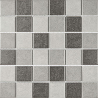 Мозаика KKV48-MIX4 керамика 30.6x30.6 см матовая чип 48x48 мм, серый