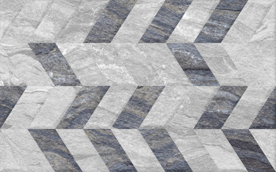 Настенная плитка Стрим Серый Низ 03 25х40 (рельеф) Gracia Ceramica матовая керамическая 010100001566