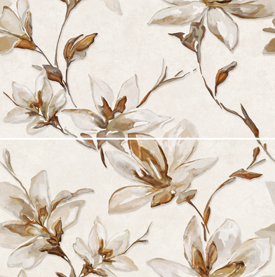 Панно Palladio Ivory 63x63 Azori матовое керамическое 00-00000616