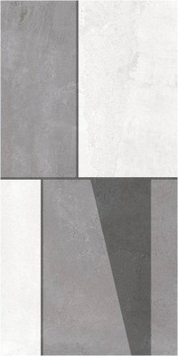 Настенная плитка Бордо Геометрия Люкс 25х50 Axima матовая керамическая