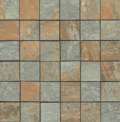 Мозаика SG173/001 Сланец керамогранит 30х30 см Kerama Marazzi матовая серый, бежевый