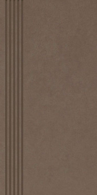 Ступень фронтальная Intero Brown Stopnica Prosta Nacinana Mat. 29,8x59,8 керамогранит матовая 5900144071575